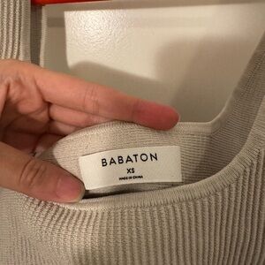 Babaton Sculpt Knit Tank Top - Matte Pearl XS